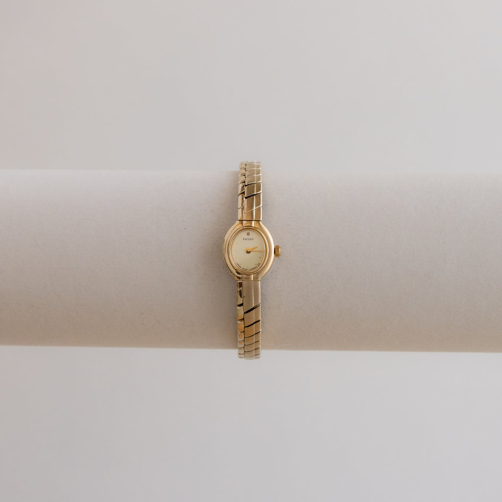 Rare Vintage Citizen Tiny Oval Gold Watch