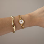 Vintage Seiko Round Cocktail Gold Watch