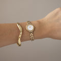 Vintage Lancel Round Roman Gold Watch