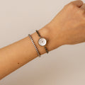 Vintage 4°C Round Chain Silver Watch