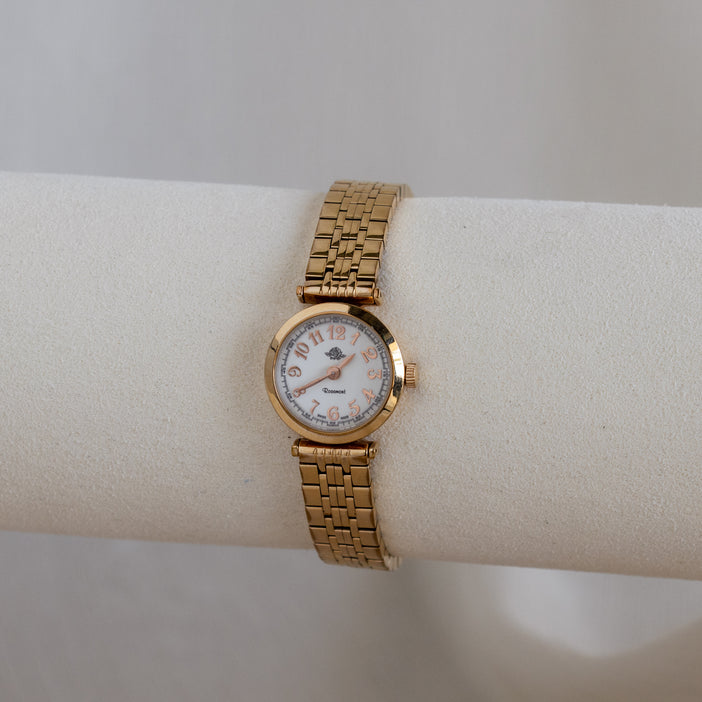 Vintage Rosemont Round Rose Gold Watch