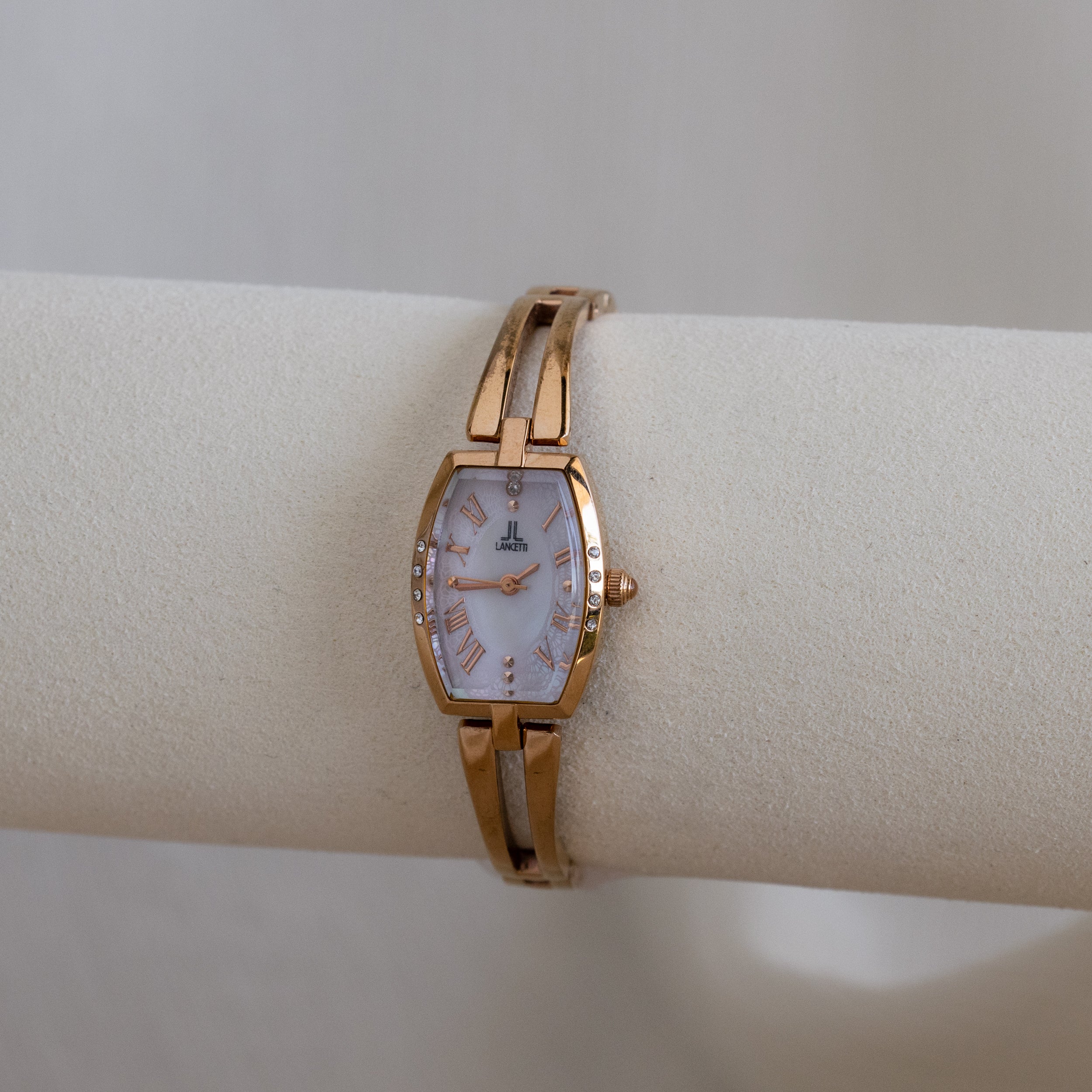 Vintage Lancetti Skinny Rose Gold Watch