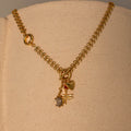 Eden Leaf Chain Charm Necklace