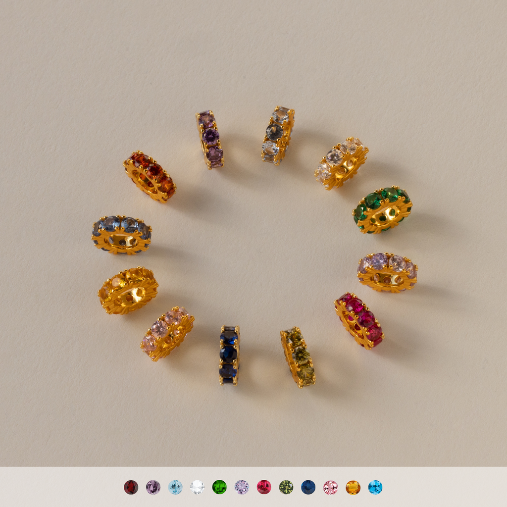 Infinity Garnet Charm