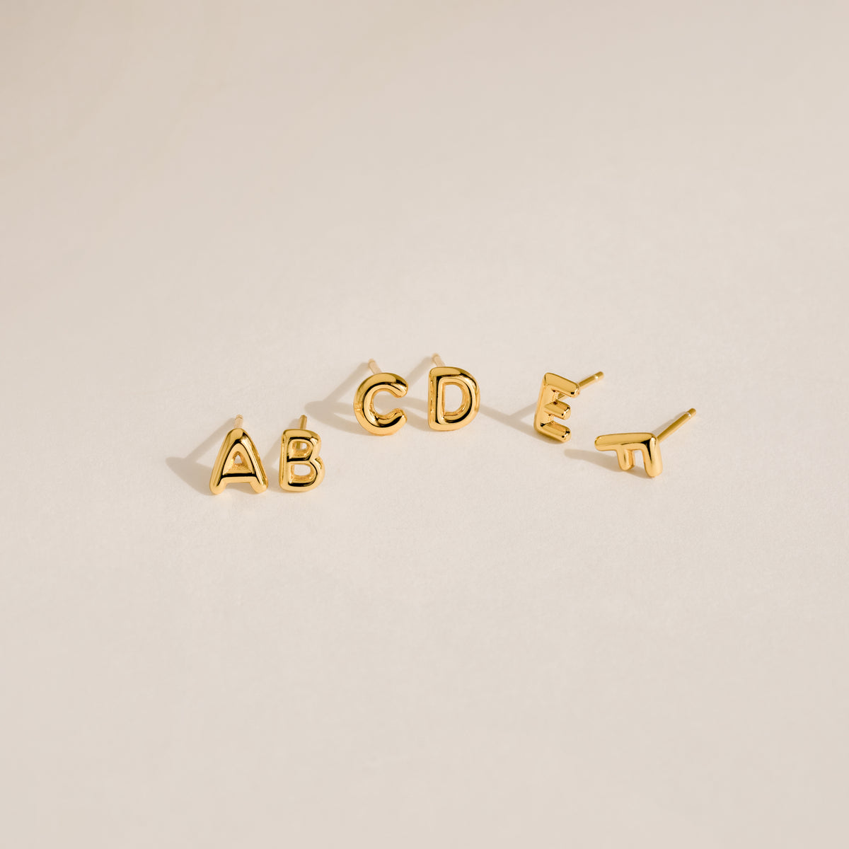 Bubble Letter Jewelry Set