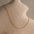 Satellite Cable Necklace in 18K Gold