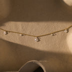 Rain Drop Station Necklace