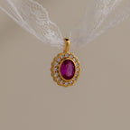 Heirloom Ruby Charm in 18K Gold