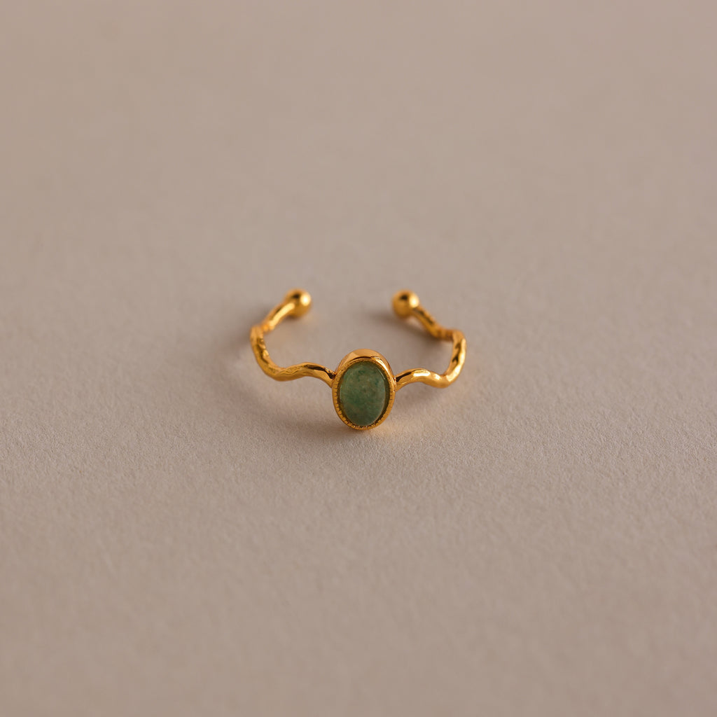 Open Sculpted Jade Ring