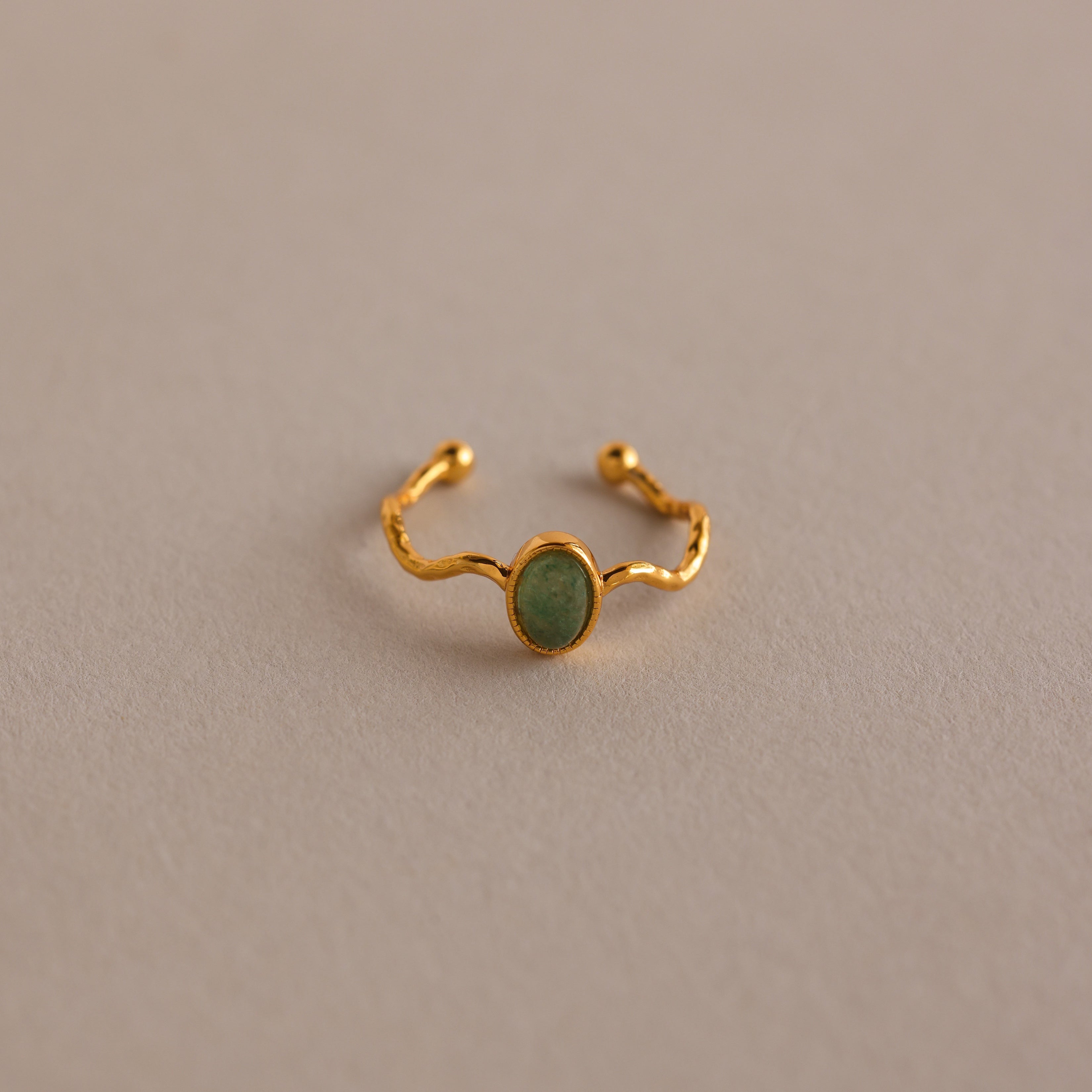 Open Sculpted Jade Ring