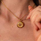 Jade Dragon Fortune Necklace in 18K Gold