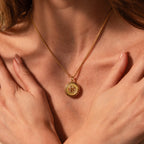 Jade Dragon Fortune Necklace in 18K Gold