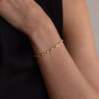 Gemstone Chain Tennis Bracelet