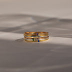 Thin Mini Birthstone Ring