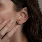 Large Diamond Bezel Flat Back Studs