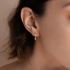 Marquise Diamond Drop Studs