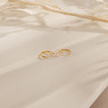 Saylor II Huggies in 18K Gold