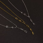 Lariat Name Necklace