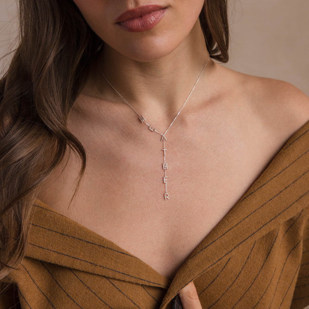 Lariat Name Necklace
