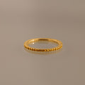 Bague avec pierre de naissance éternité 