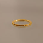 Bague avec pierre de naissance éternité 