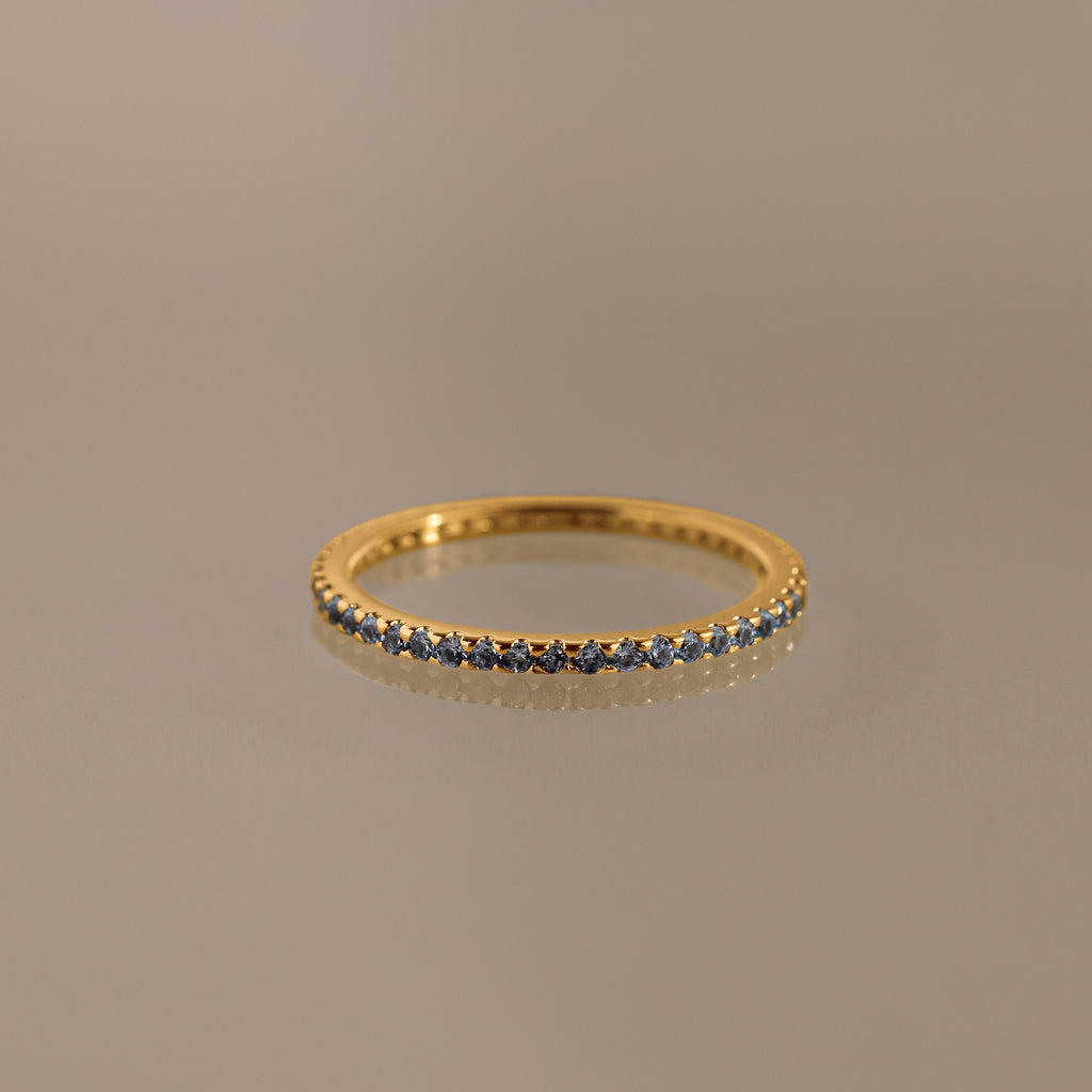 Eternity Aquamarine Ring
