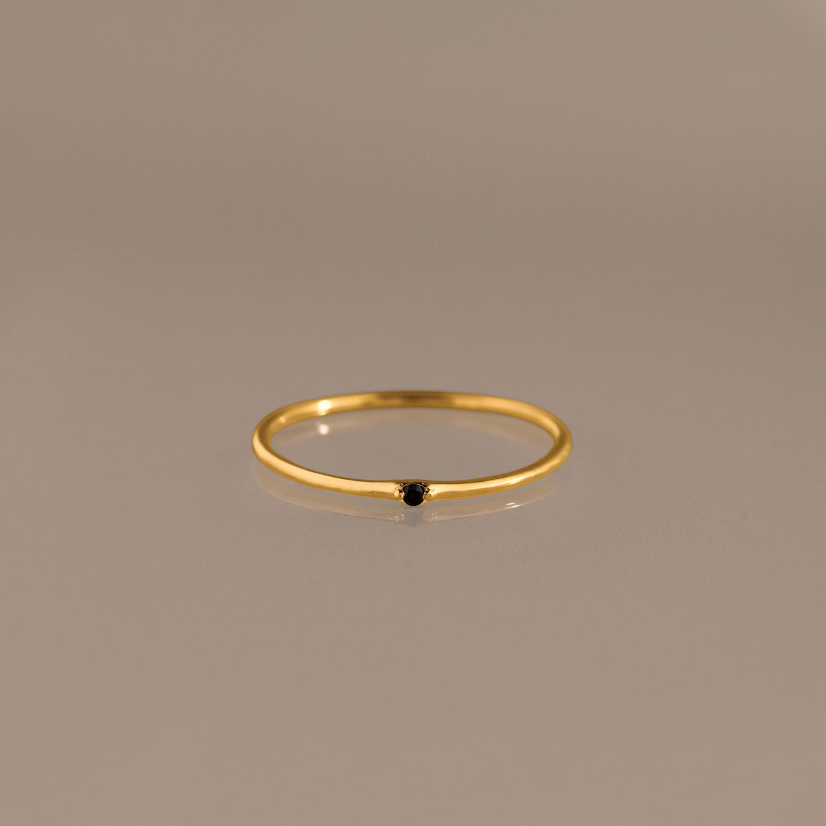 Thin Mini Birthstone Ring