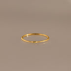Thin Mini Birthstone Ring