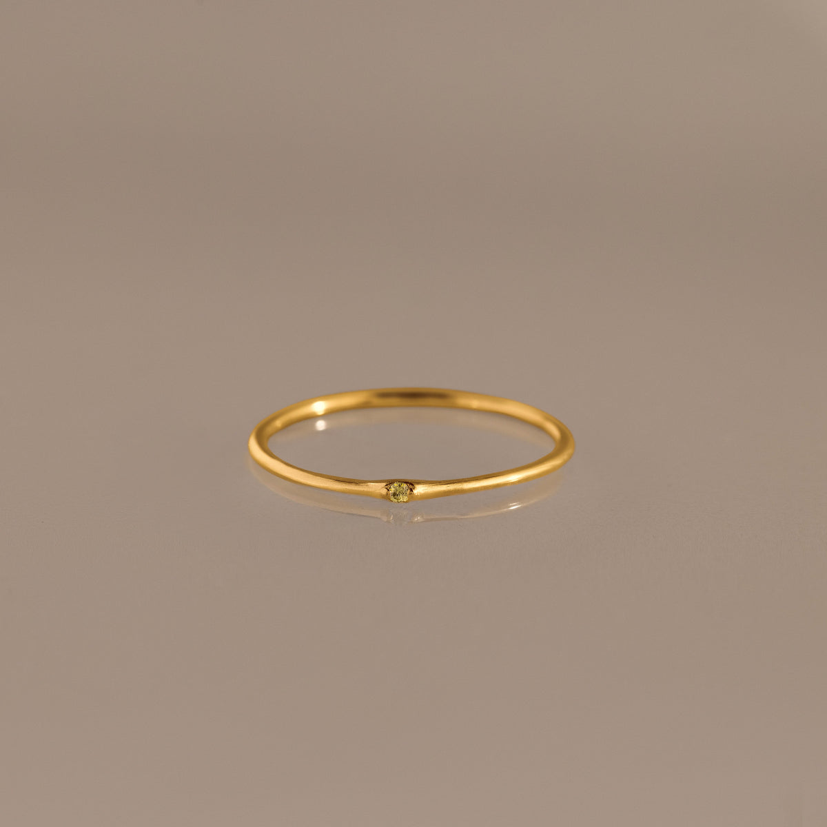 Thin Mini Topaz Ring