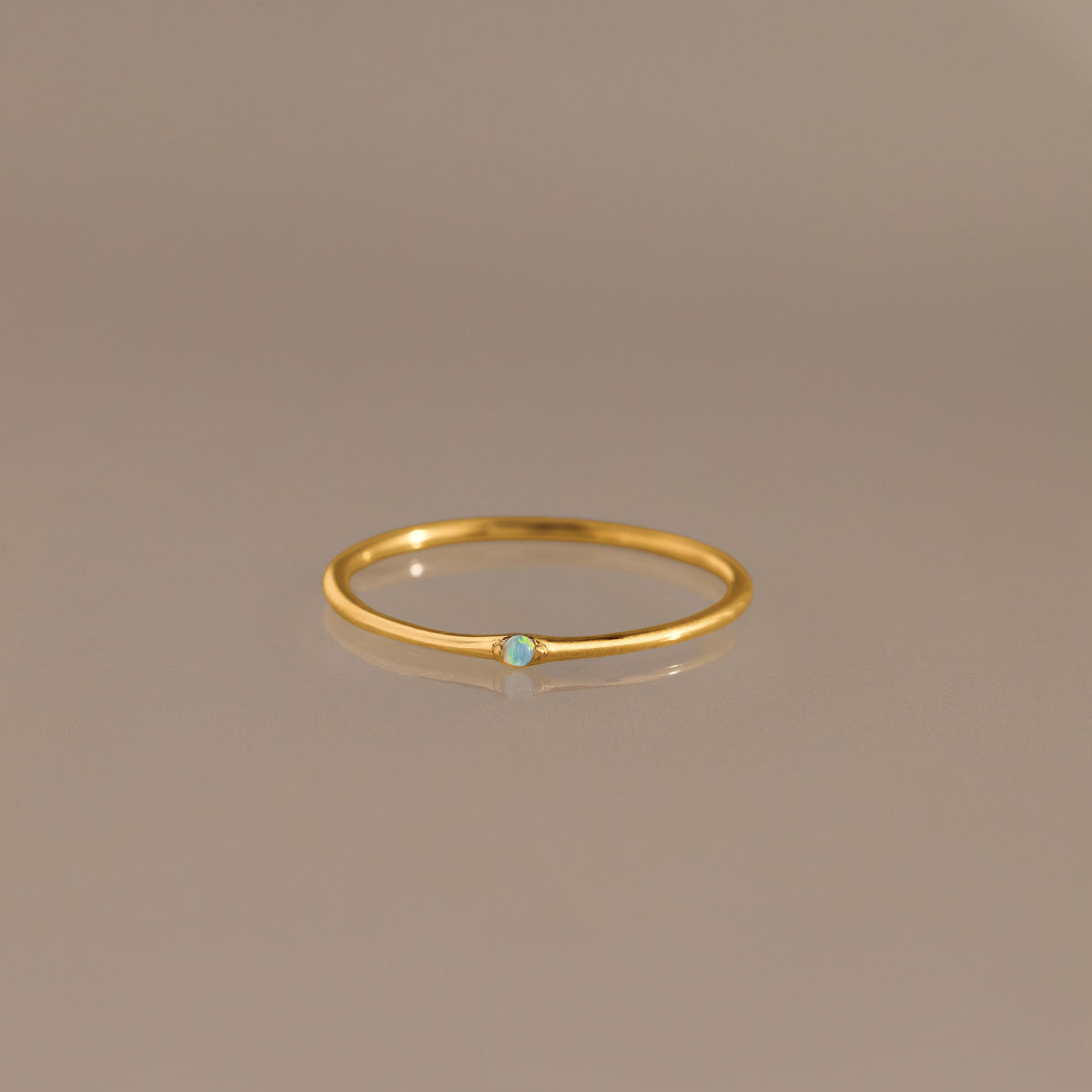 Thin Mini Birthstone Ring