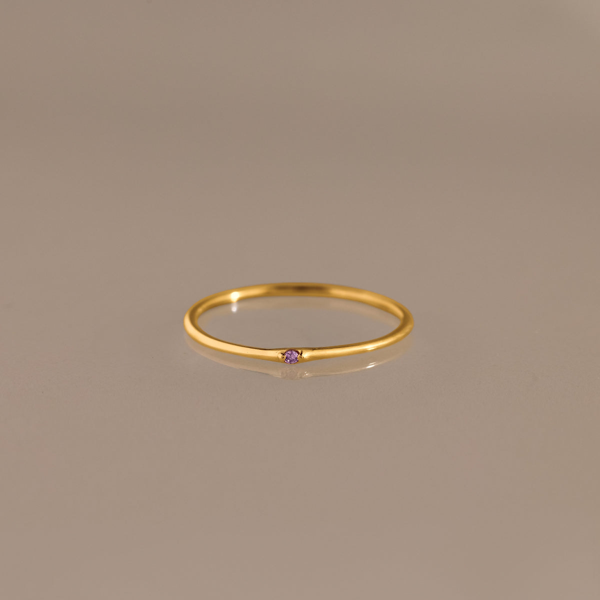 Thin Mini Alexandrite Ring