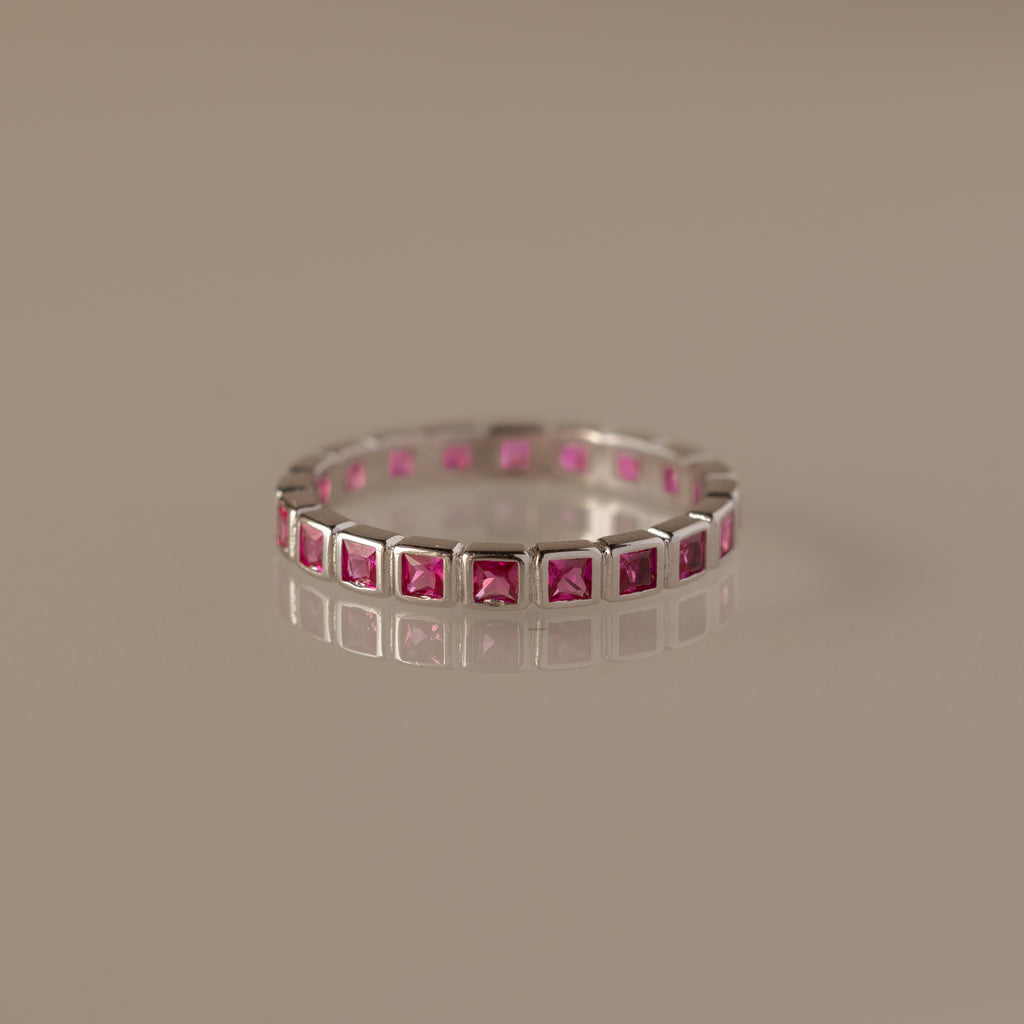 Eternity Bezel Ruby Ring