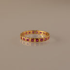 Eternity Bezel Ruby Ring