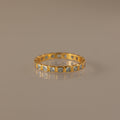 Eternity Bezel Aquamarine Ring