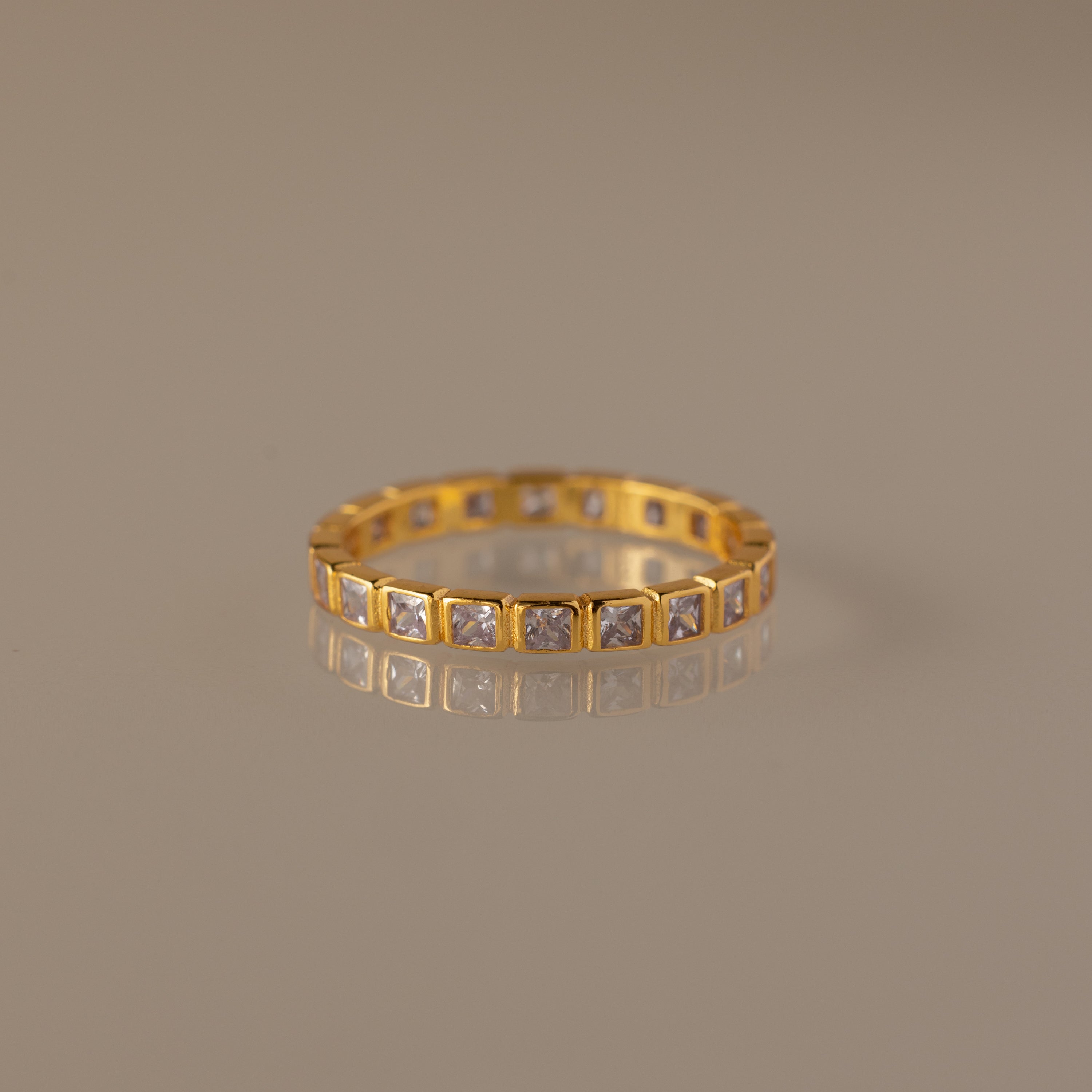 Eternity Bezel Birthstone Ring