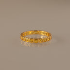 Eternity Bezel Topaz Ring