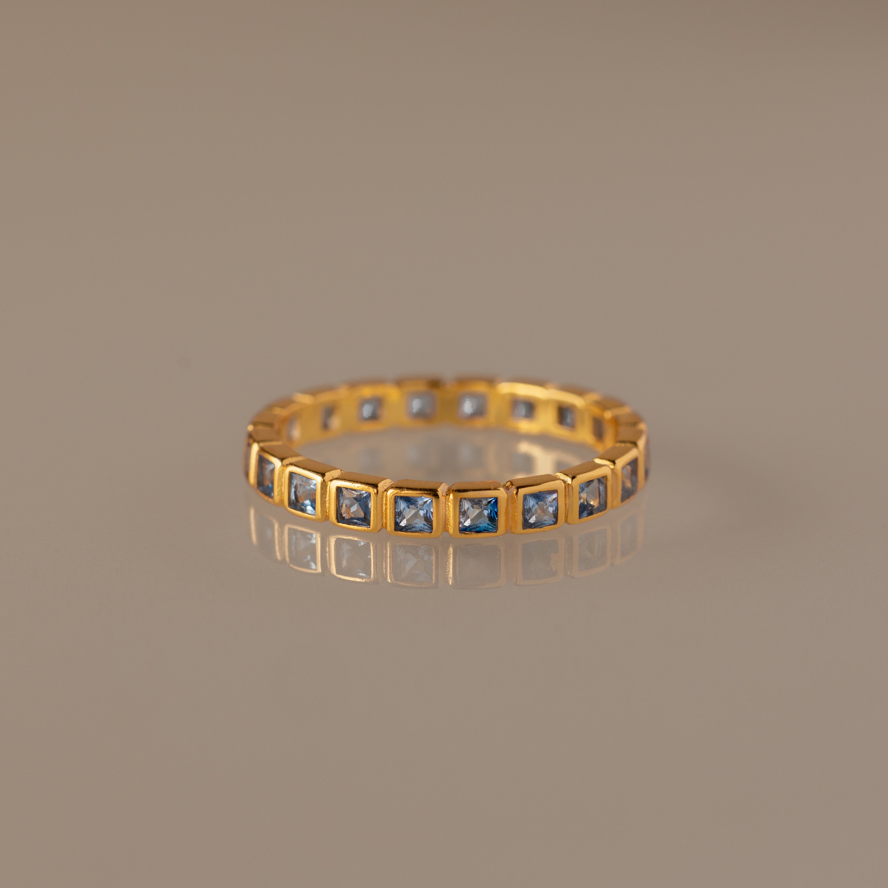 Eternity Bezel Birthstone Ring