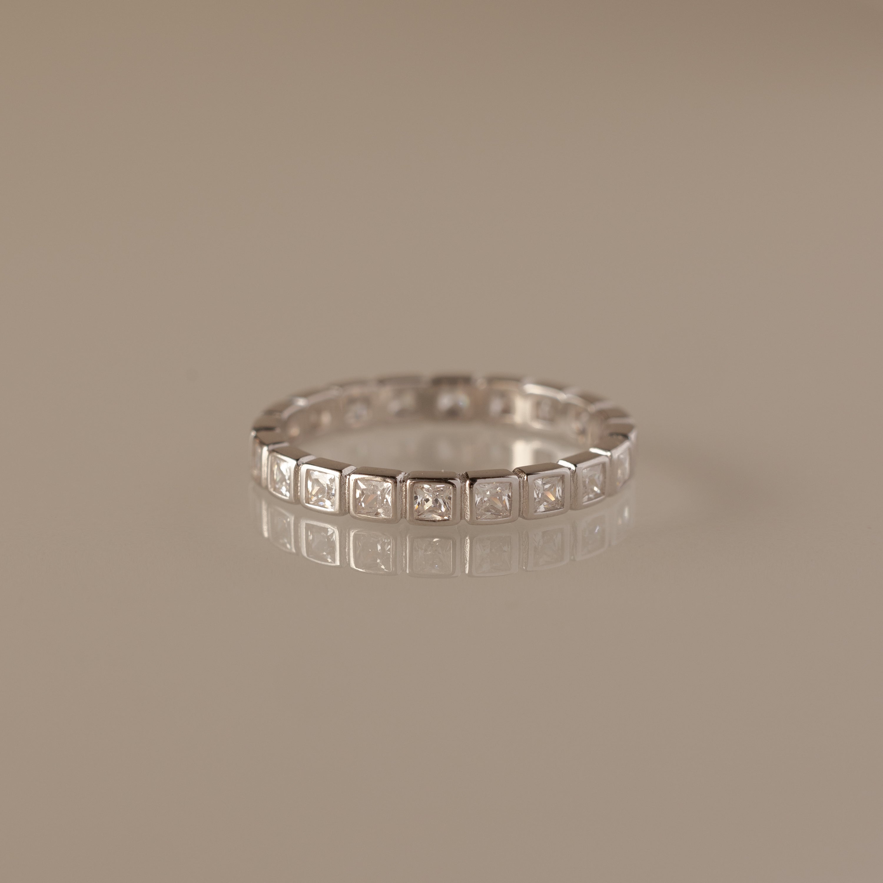 Eternity Bezel Diamond Ring