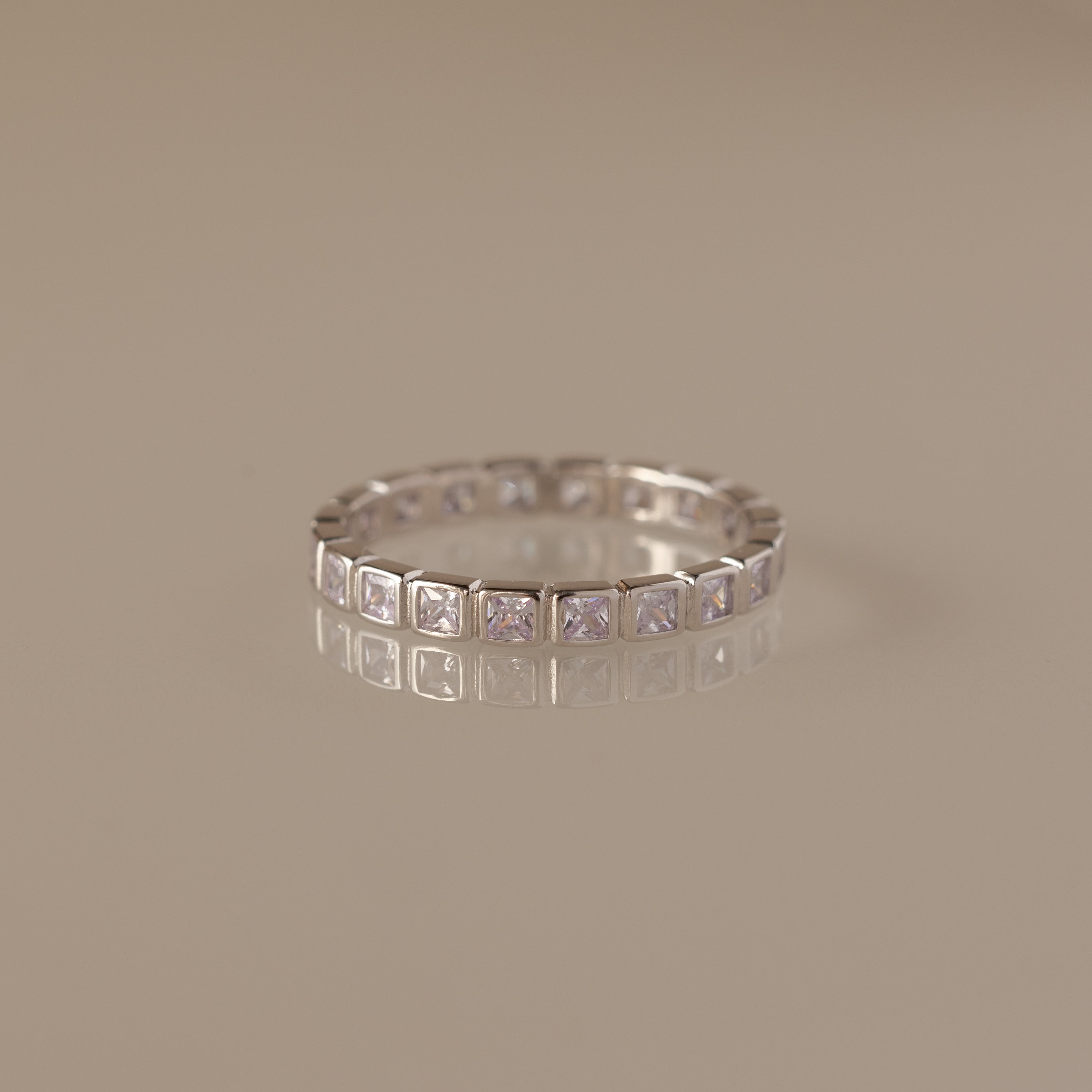 Eternity Bezel Alexandrite Ring