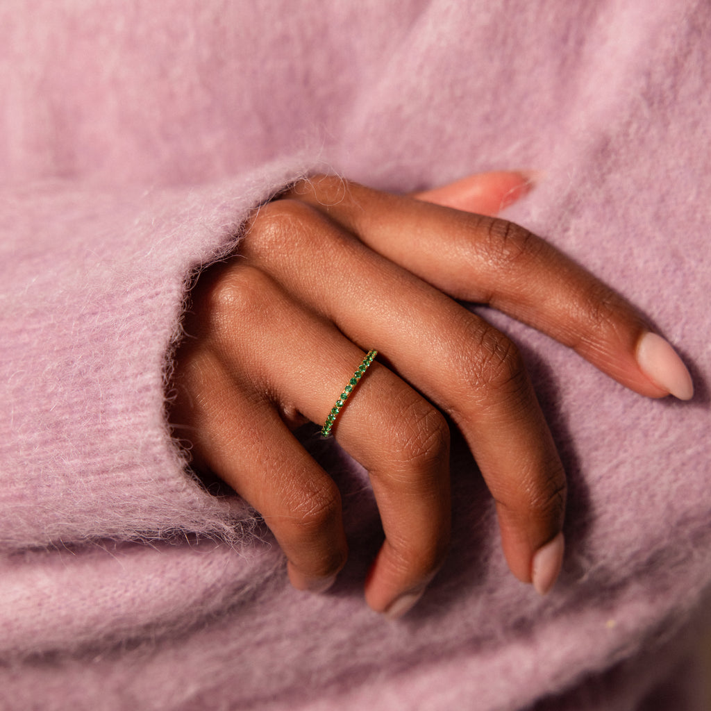 Endless Eternity Birthstone Ring