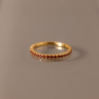 Endless Eternity Garnet Ring