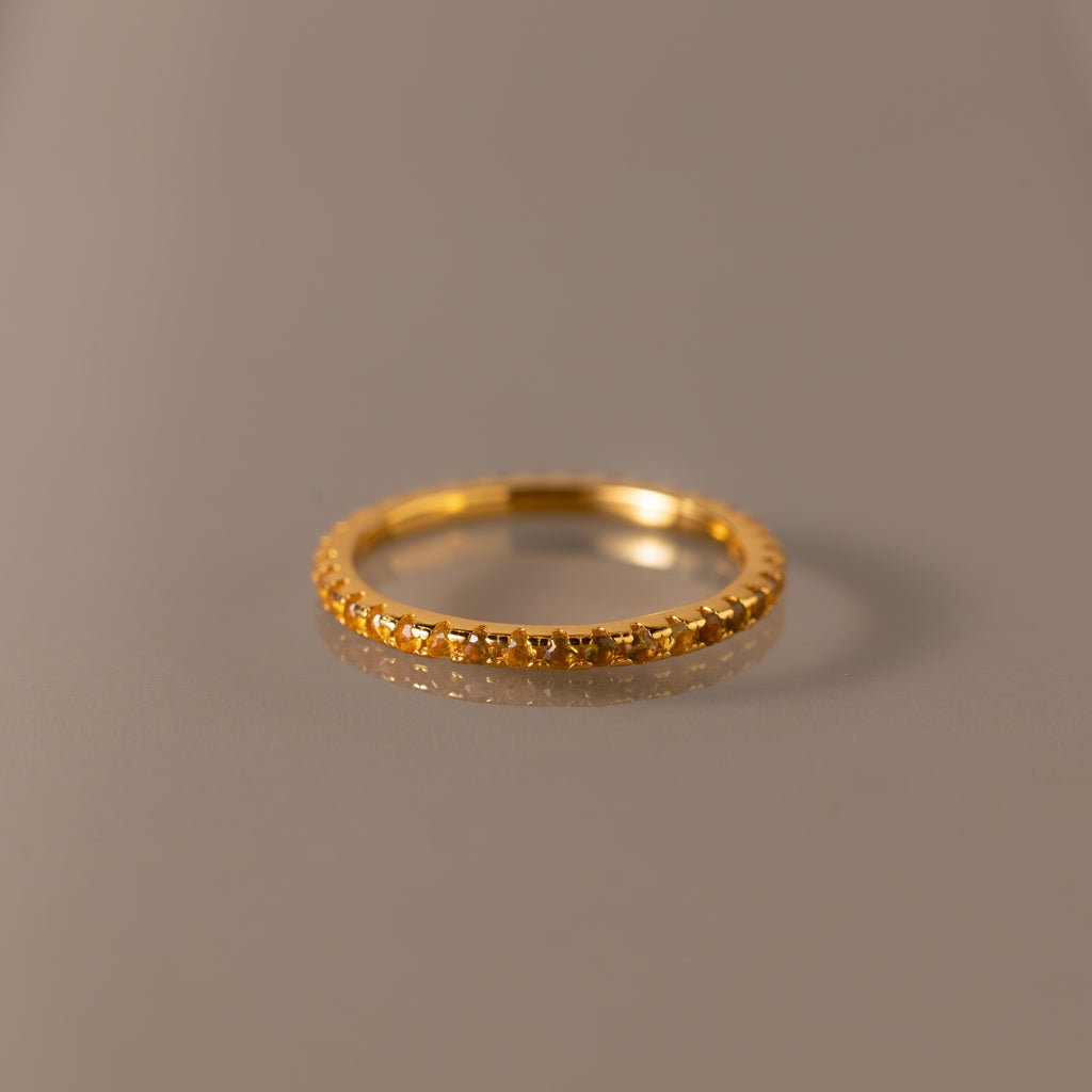 Endless Eternity Birthstone Ring