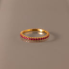 Endless Eternity Birthstone Ring