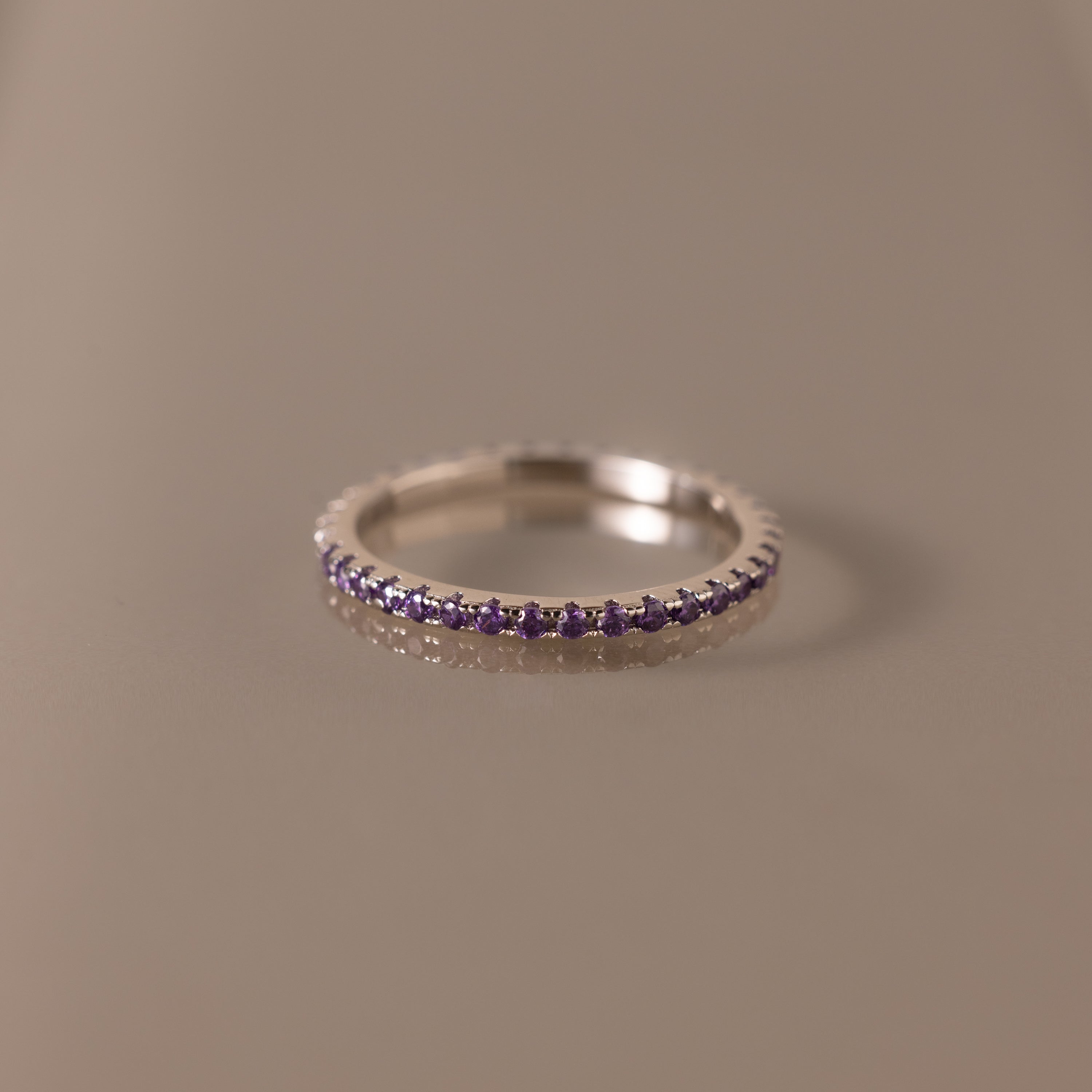 Endless Eternity Amethyst Ring