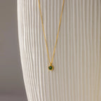 Jade Charm Necklace-Necklaces-Caitlyn Minimalist