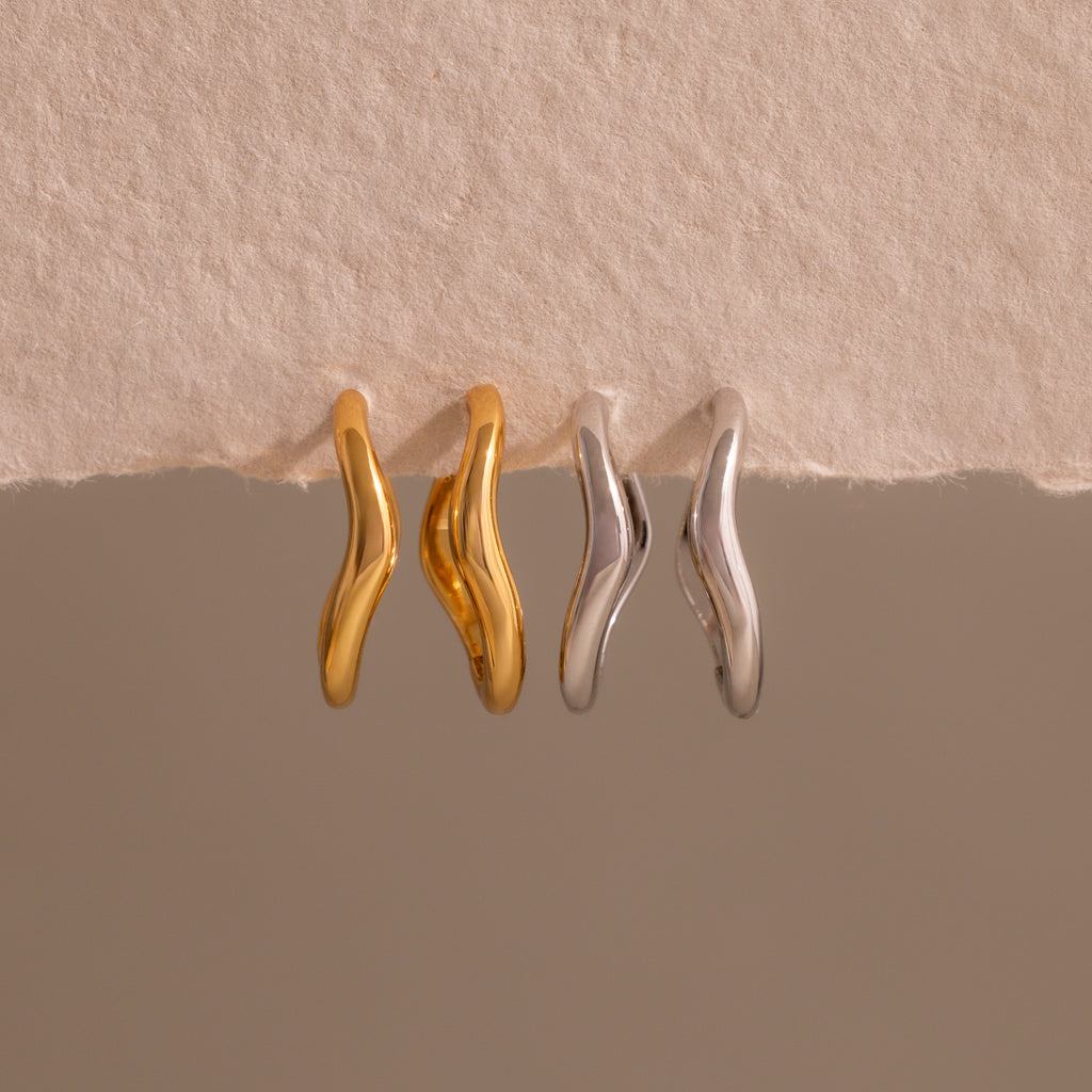 Organic Wave Earrings