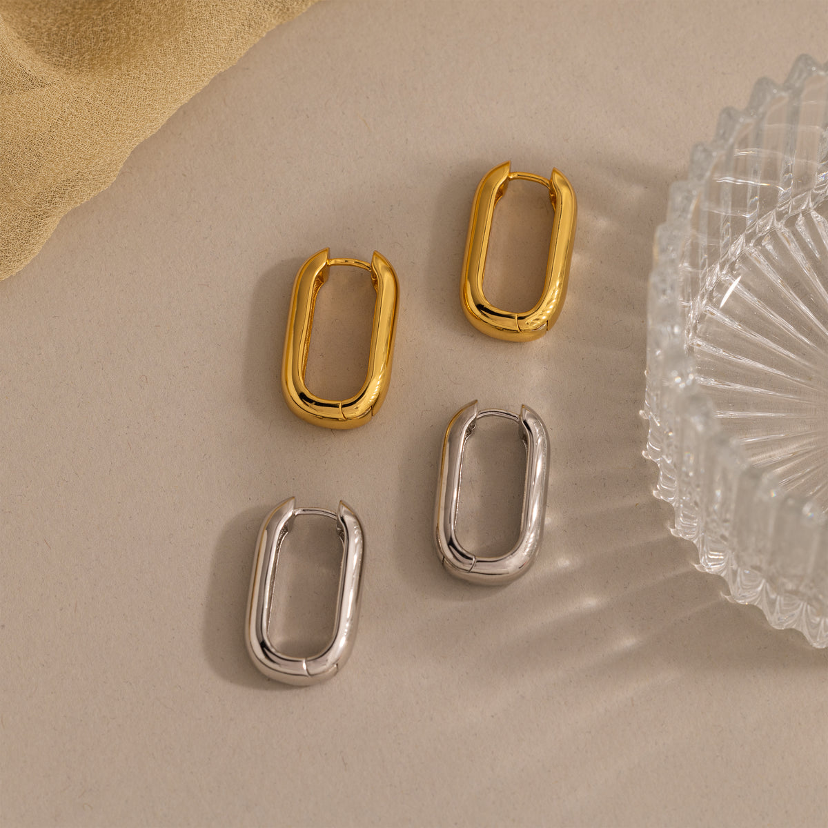Chunky Link Hoops