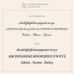 Ribbed Name Signet Ring in 18K Gold