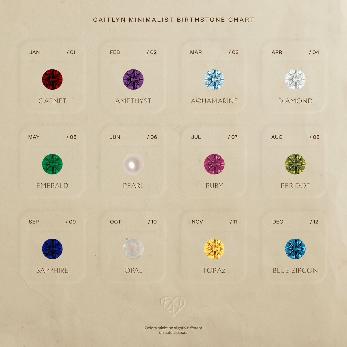 Birthstone Ear Jackets