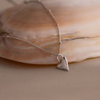 Shark Tooth Jewelry Set in Silver
